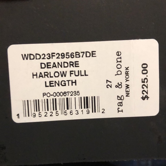 Rag & Bone Harlow Full Length Size 27 - Picture 16 of 16